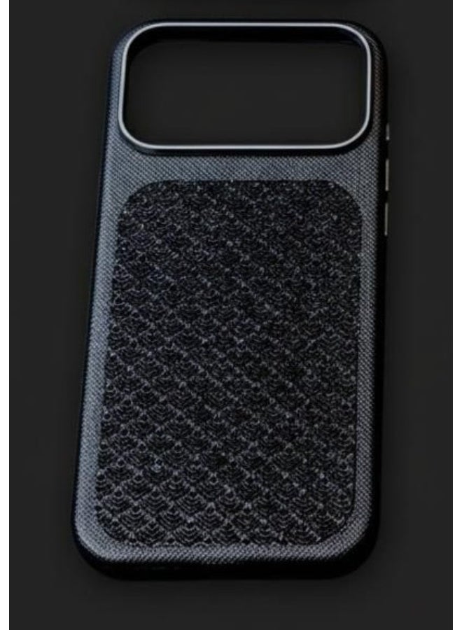 ACLIX iPhone 17 Pro Max DDU Glitter Leather Case – Premium Stylish Cover with Metallic Shine, Durable Protection & Soft Touch - Image 1